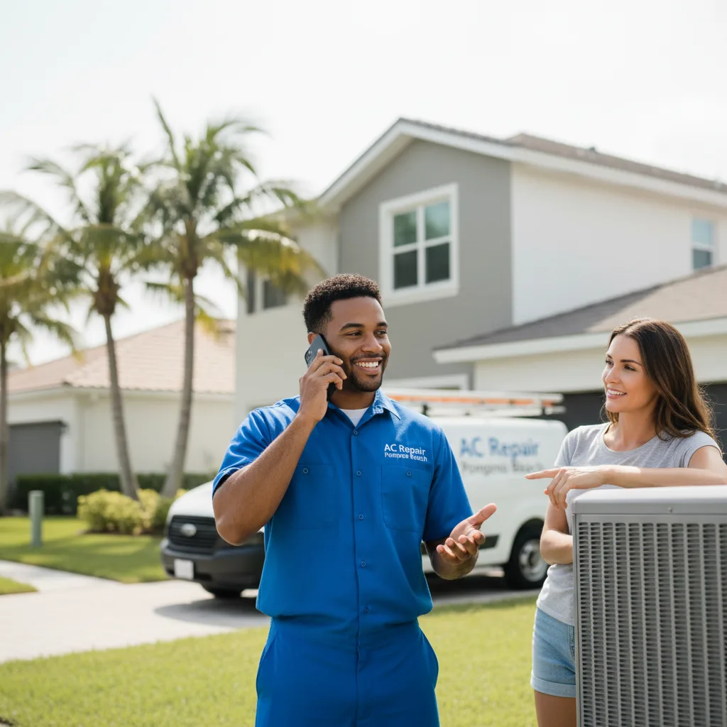 AC Repair Pompano Beach customer support in North Beach